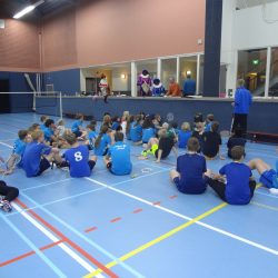 2016-12-01 Sinterklaas en badminton Pieten