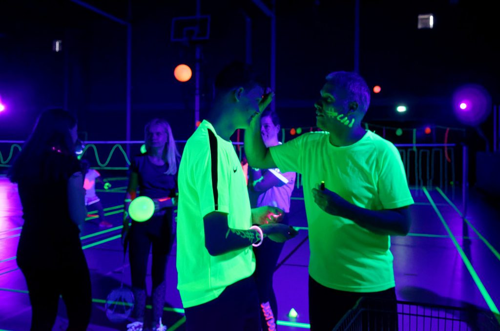 2018-06-21 Blacklight Badminton