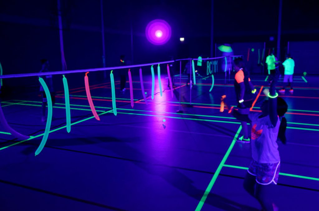 2018-06-21 Blacklight Badminton