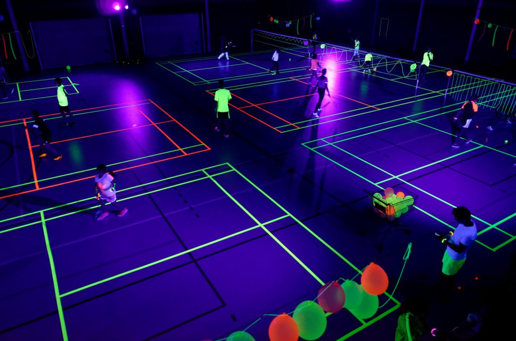 2018-06-21 Blacklight Badminton