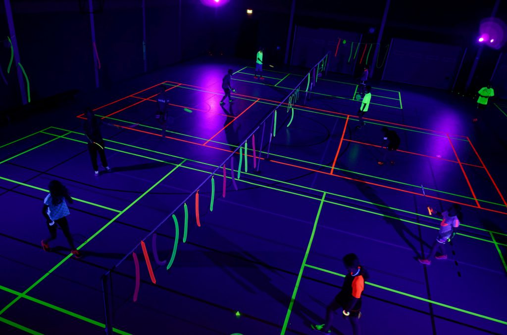 2018-06-21 Blacklight Badminton