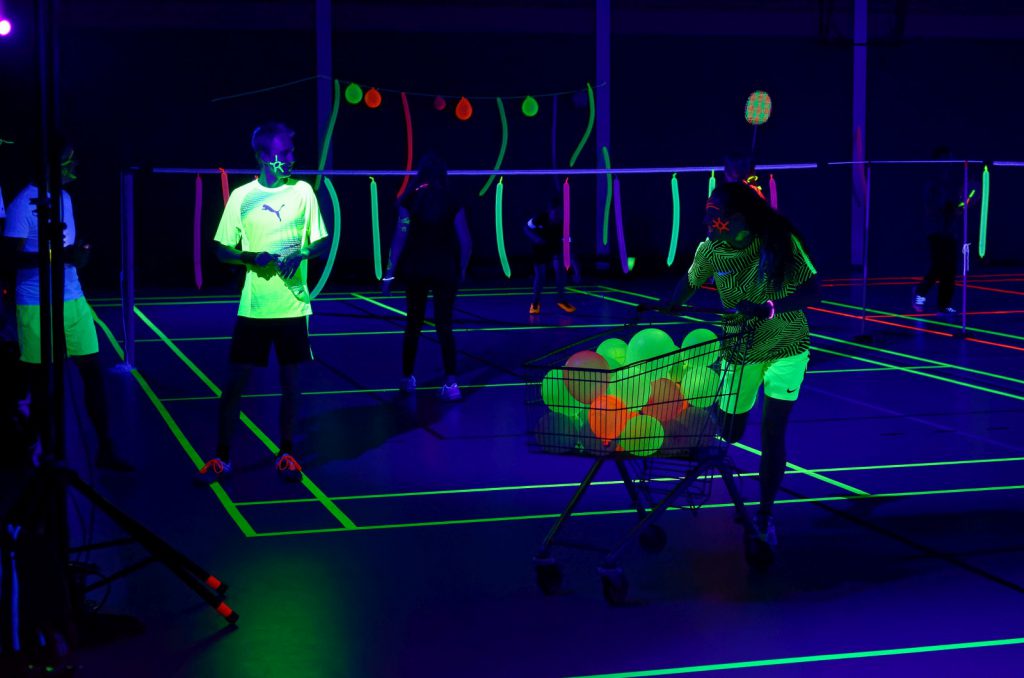 2018-06-21 Blacklight Badminton