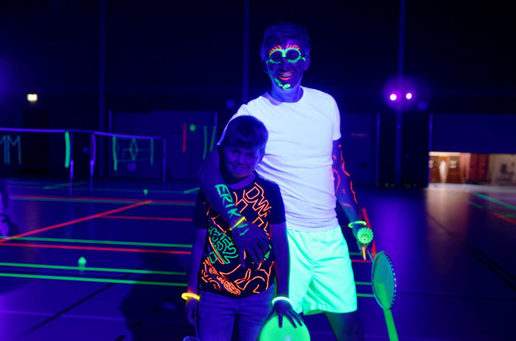 2018-06-21 Blacklight Badminton