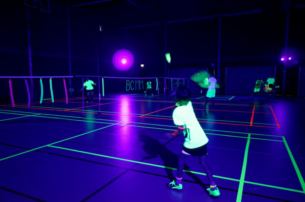 2018-06-21 Blacklight Badminton