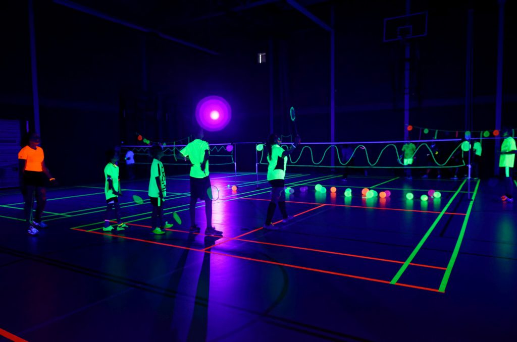 2018-06-21 Blacklight Badminton