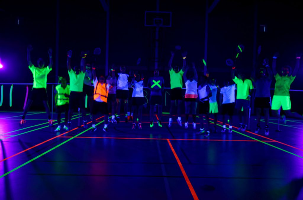2018-06-21 Blacklight Badminton