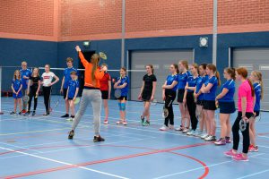 2020-03-12 Clinic Badminton Imke van der Aar