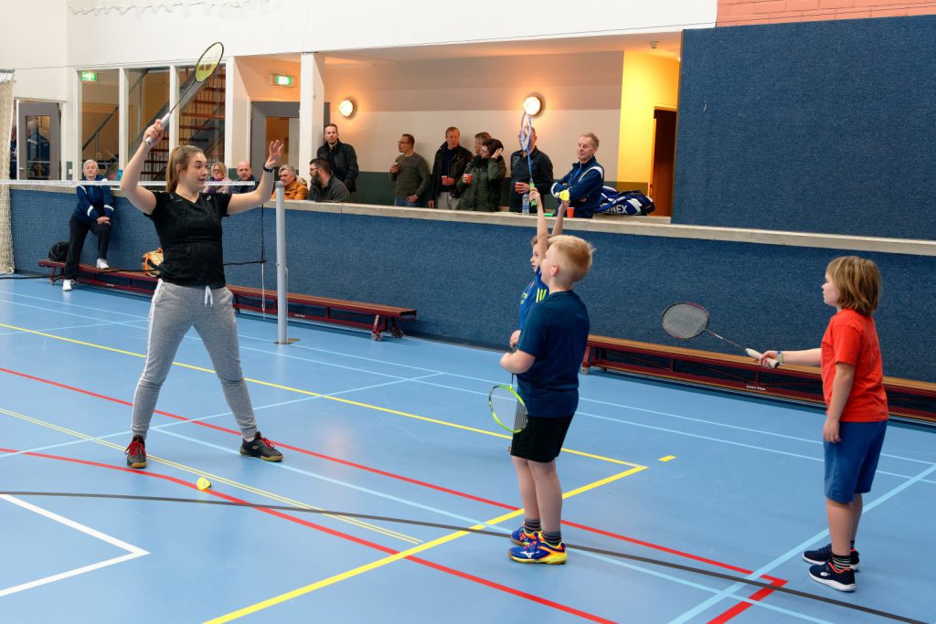 2020-03-12 Clinic Badminton Imke van der Aar