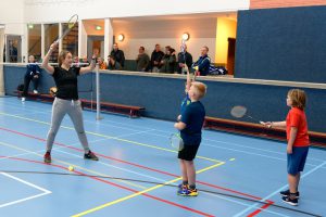 2020-03-12 Clinic Badminton Imke van der Aar