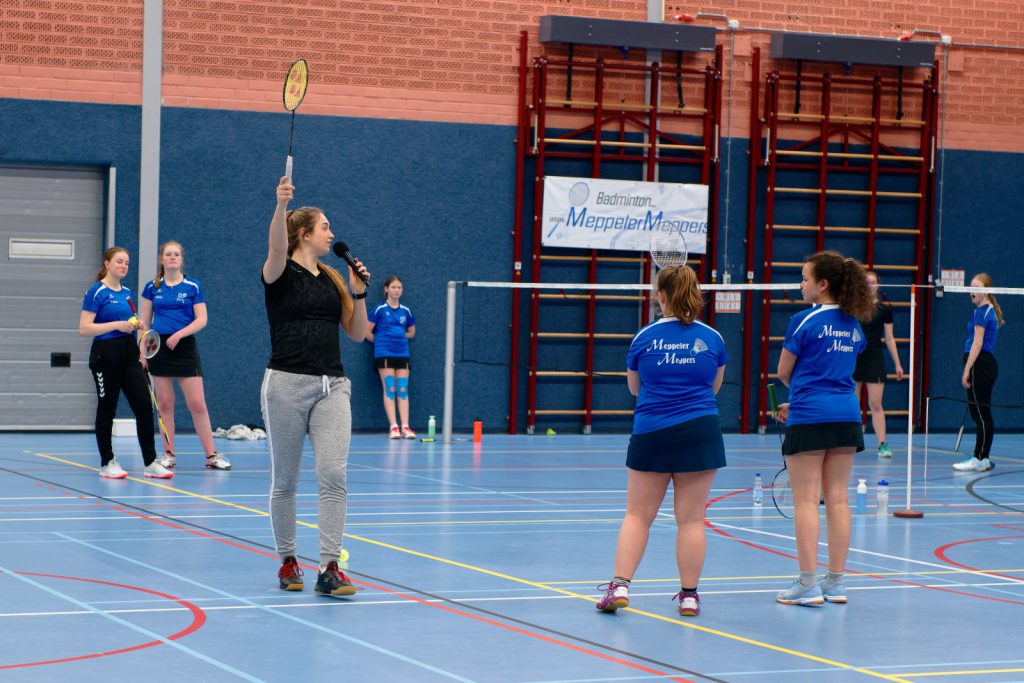 2020-03-12 Clinic Badminton Imke van der Aar