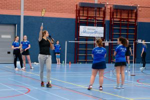 2020-03-12 Clinic Badminton Imke van der Aar