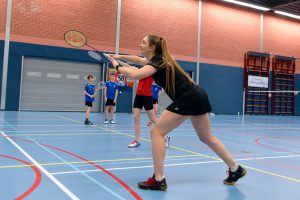 2020-03-12 Clinic Badminton Imke van der Aar