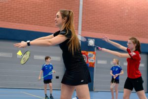 2020-03-12 Clinic Badminton Imke van der Aar