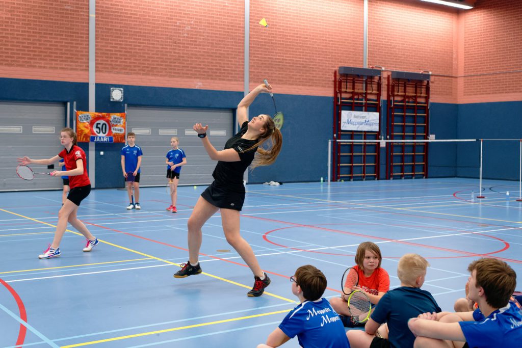2020-03-12 Clinic Badminton Imke van der Aar