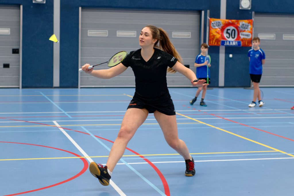 2020-03-12 Clinic Badminton Imke van der Aar