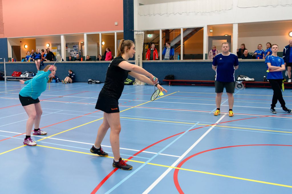 2020-03-12 Clinic Badminton Imke van der Aar
