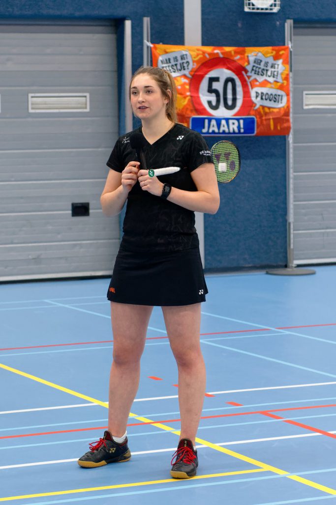 2020-03-12 Clinic Badminton Imke van der Aar
