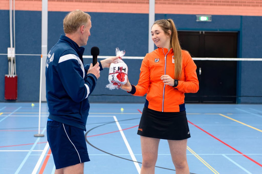 2020-03-12 Clinic Badminton Imke van der Aar