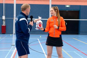 2020-03-12 Clinic Badminton Imke van der Aar