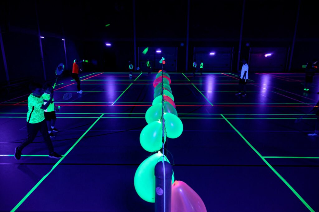 2024-03-21 Blacklight Badminton